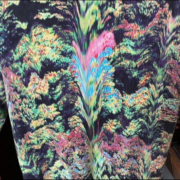 Kenzo Paris Dress Watercolor Green Small - Picture 9 of 9